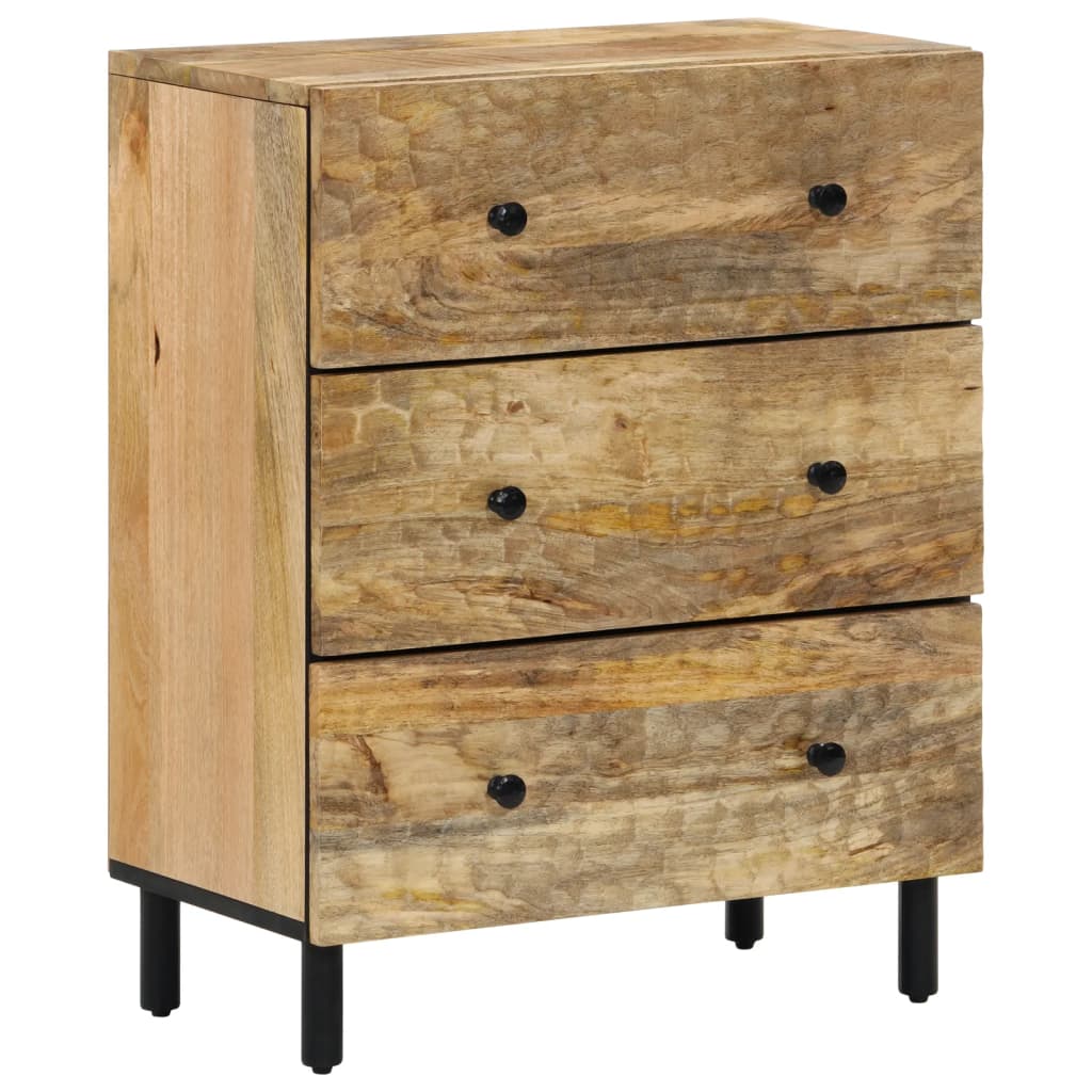 vidaXL Side Cabinets 3 pcs 60x33x75 cm Solid Wood Mango