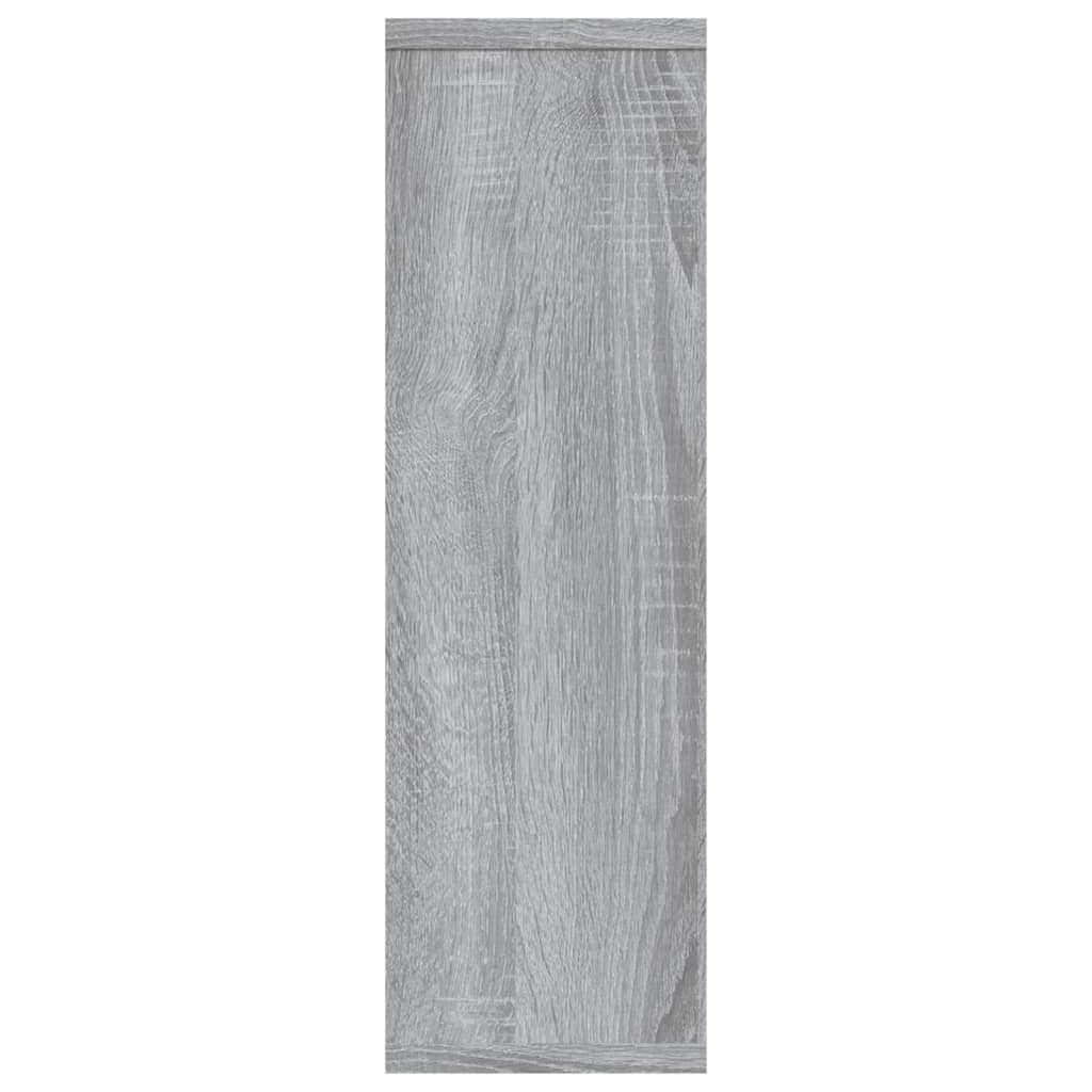 vidaXL Wall Shelf Grey Sonoma 85x16x52.5 cm Engineered Wood