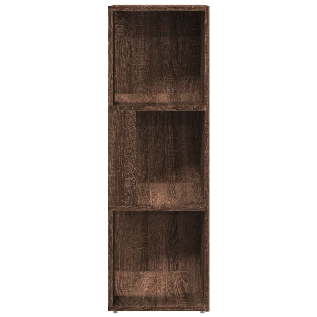 vidaXL Corner Cabinet Brown Oak 33x33x100 cm Engineered Wood