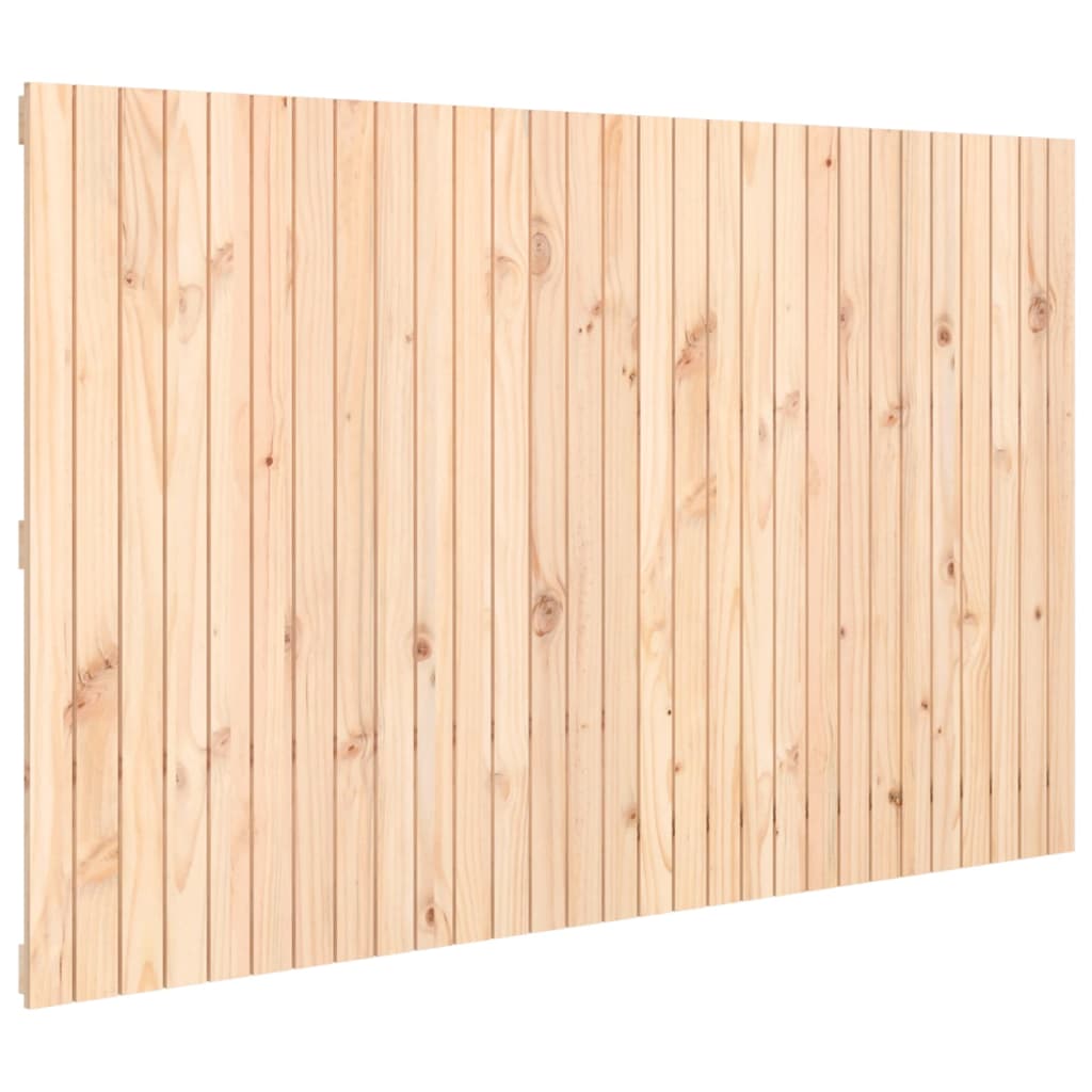 vidaXL Wall Headboard 185x3x110 cm Solid Wood Pine