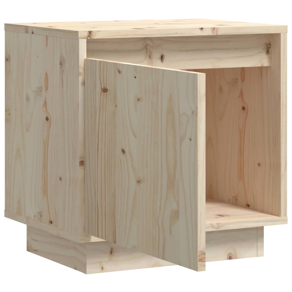 vidaXL Bedside Cabinet 40x30x40 cm Solid Wood Pine