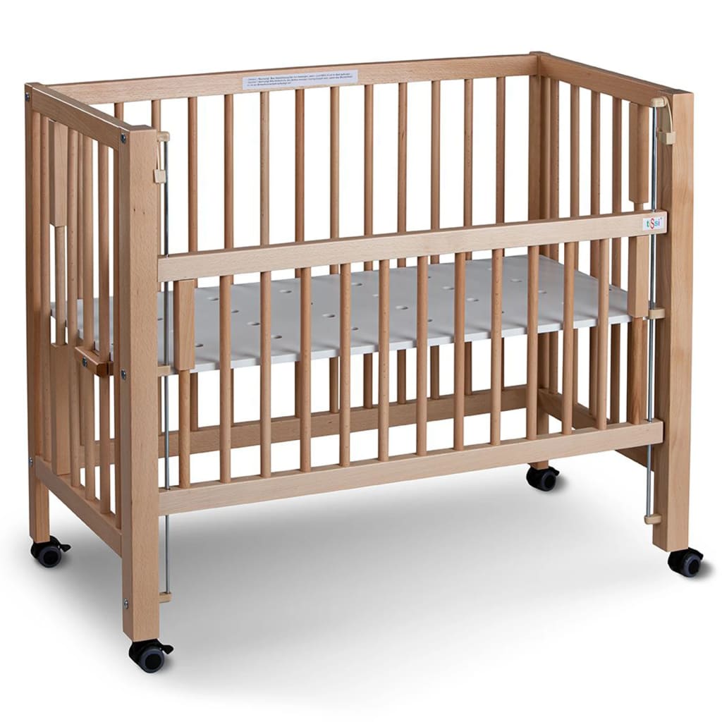 tiSsi Bedside Crib Sophie 95x45x82 cm Natural