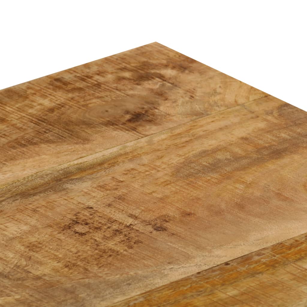 vidaXL Coffee Table 100x50x35 cm Solid Mango Wood and Steel