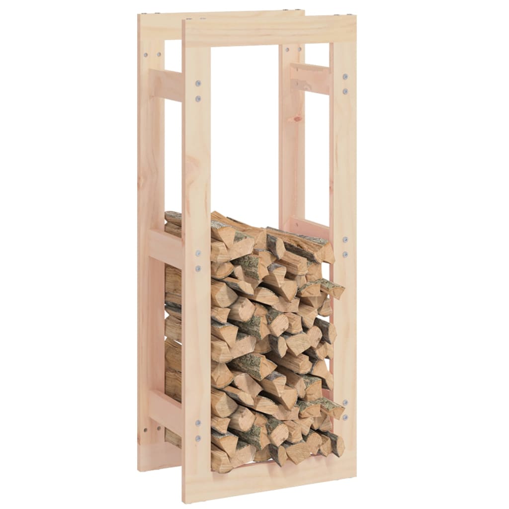 vidaXL Firewood Rack 41x25x100 cm Solid Wood Pine