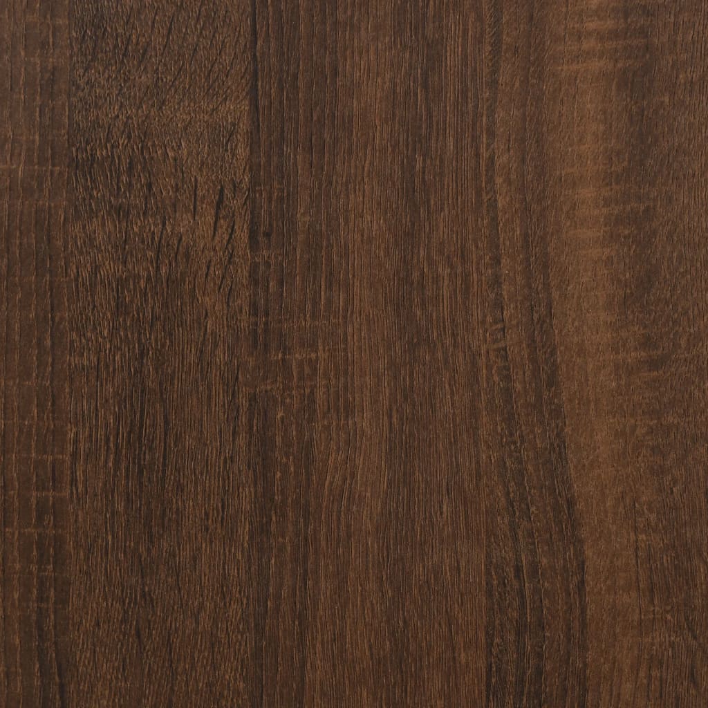vidaXL Shoe Cabinet Brown Oak 80x35.5x180 cm Engineered Wood