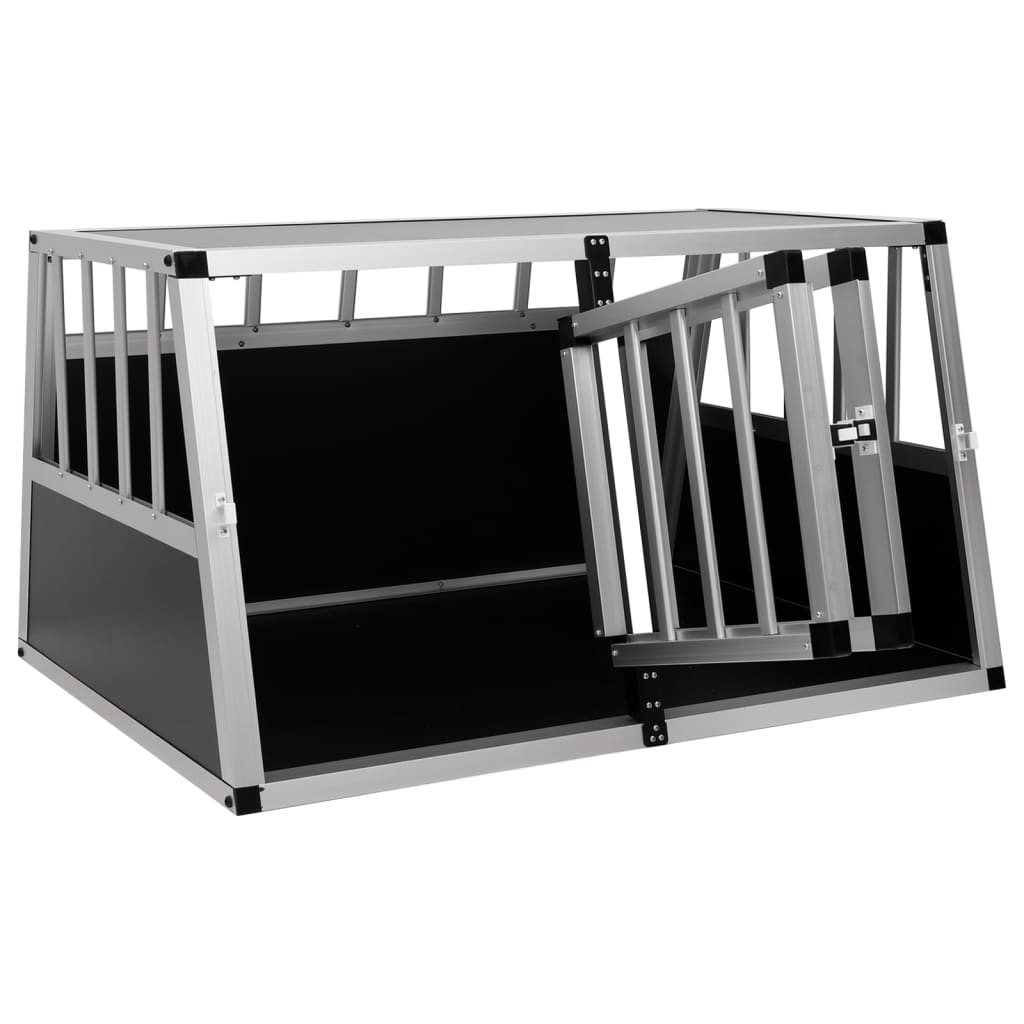 vidaXL Dog Cage with Double Door 89x69x50 cm