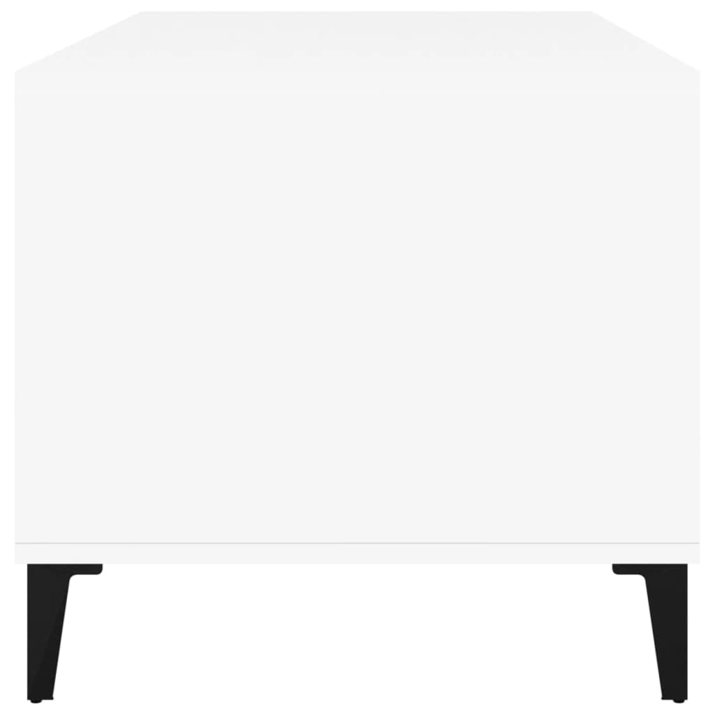 vidaXL Coffee Table White 90x49x45 cm Engineered Wood
