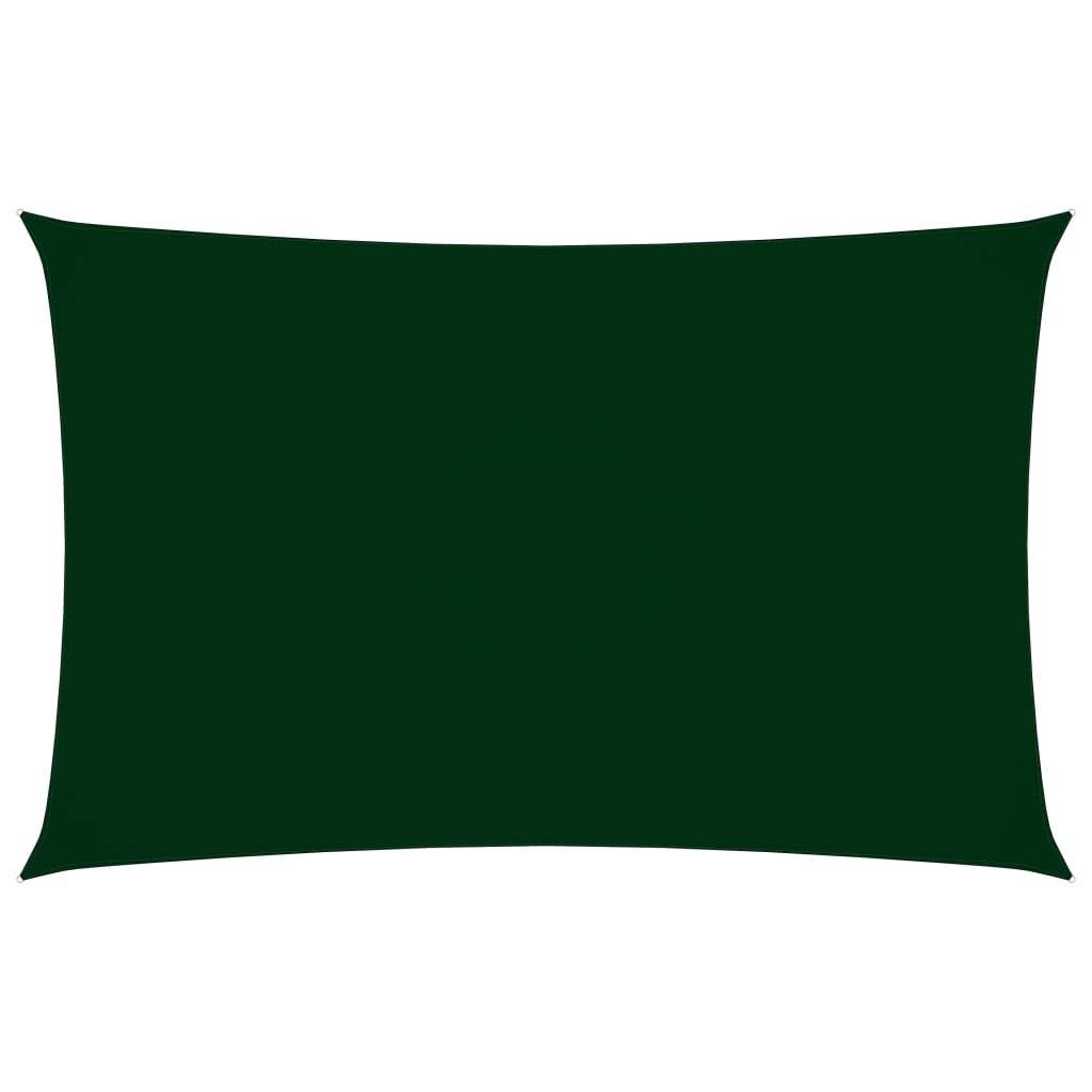 vidaXL Sunshade Sail Oxford Fabric Rectangular 2.5x5 m Dark Green
