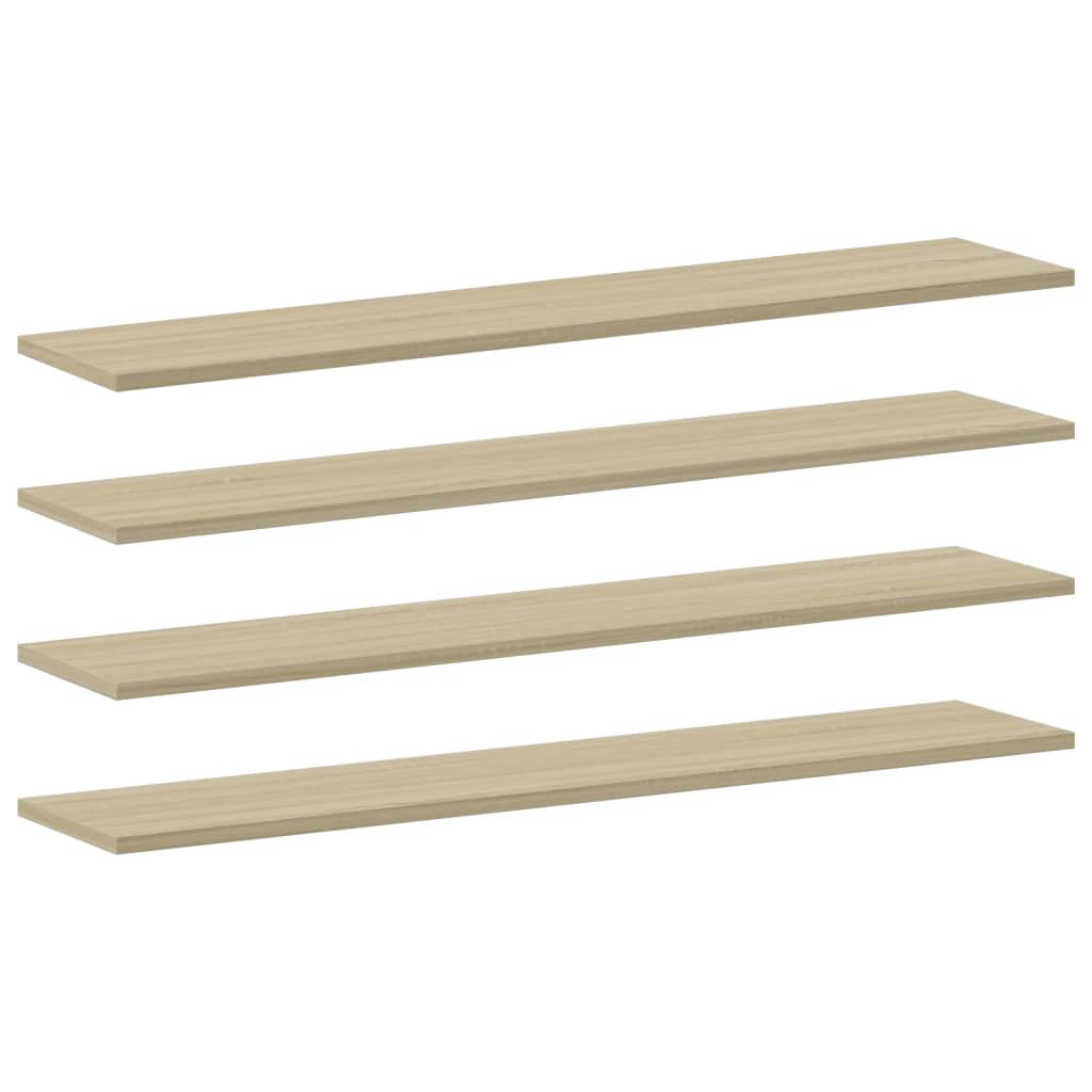 vidaXL Bookshelf Boards 8 pcs Sonoma Oak 100x20x1.5 cm Engineered Wood