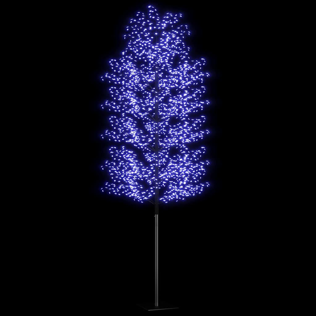 vidaXL Christmas Tree 2000 LEDs Blue Light Cherry Blossom 500 cm