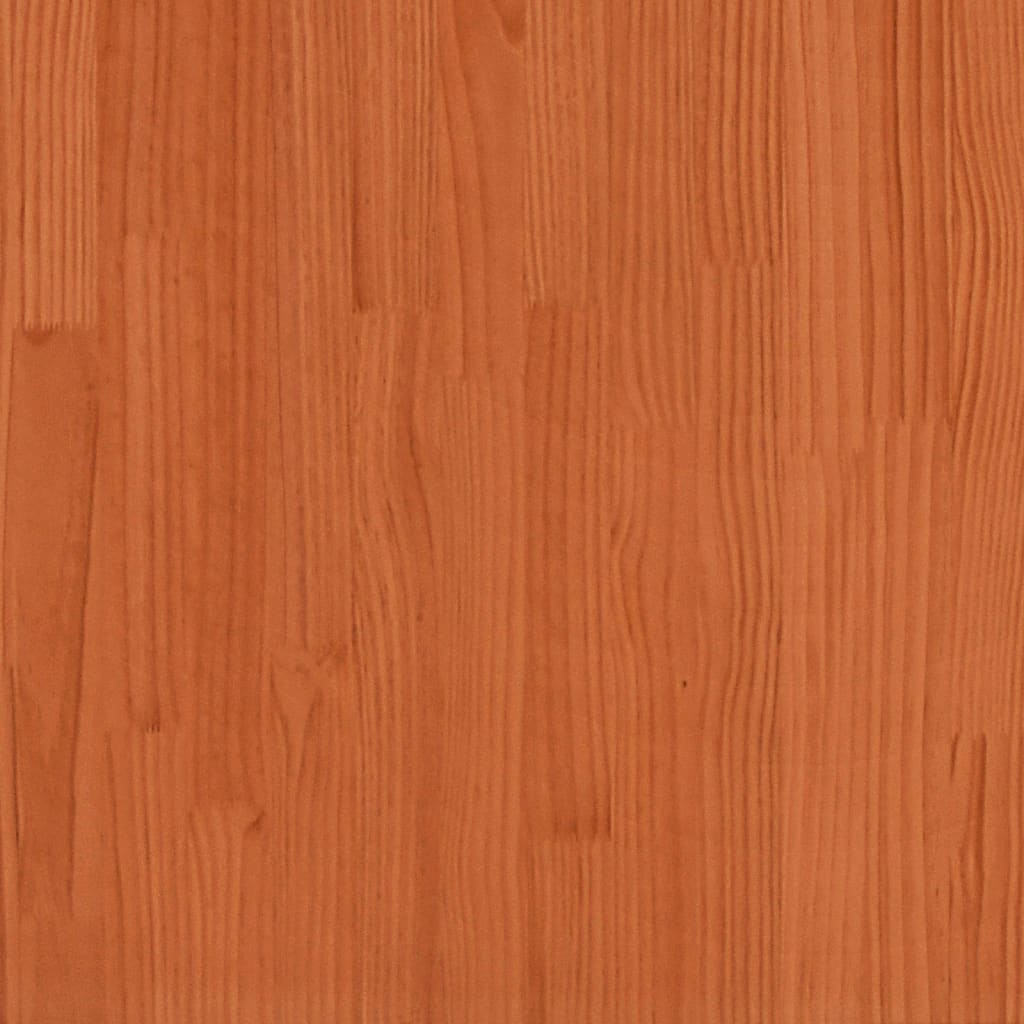 vidaXL Garden Sofa 2-Seater Wax Brown Solid Wood Pine