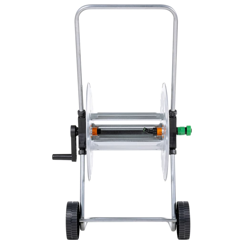 vidaXL Hose Reel Cart for 80 m 1/2" or 50 m 3/4" Hose Steel
