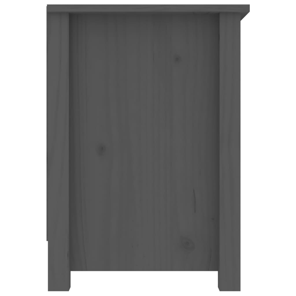 vidaXL TV Cabinet Grey 103x36,5x52 cm Solid Wood Pine