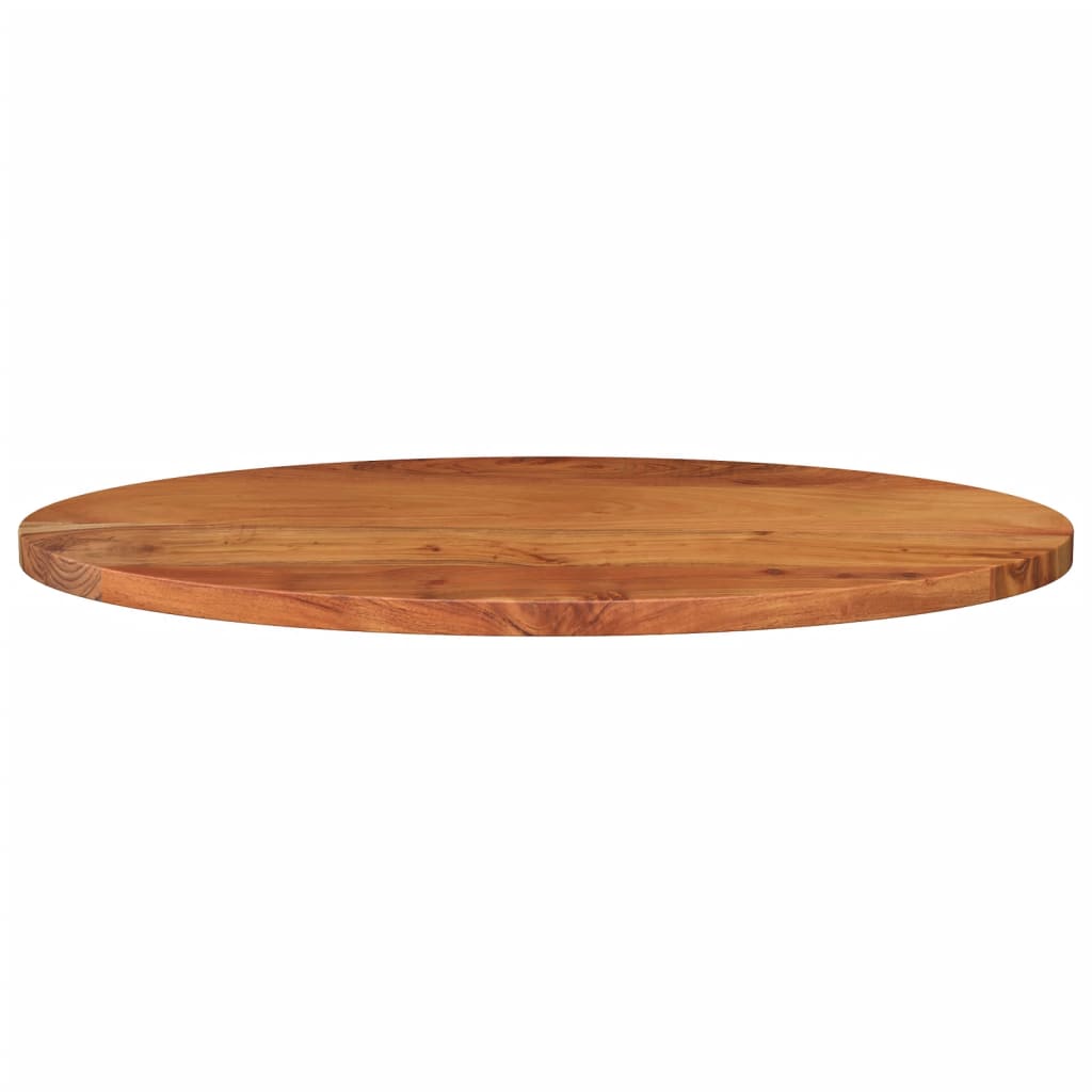 vidaXL Table Top 80x40x3.8 cm Oval Solid Wood Acacia