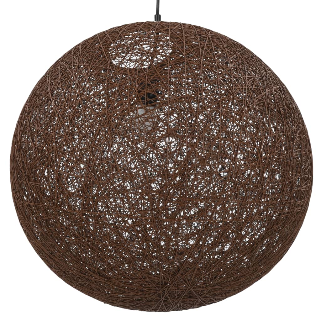 vidaXL Hanging Lamp Brown Sphere 55 cm E27