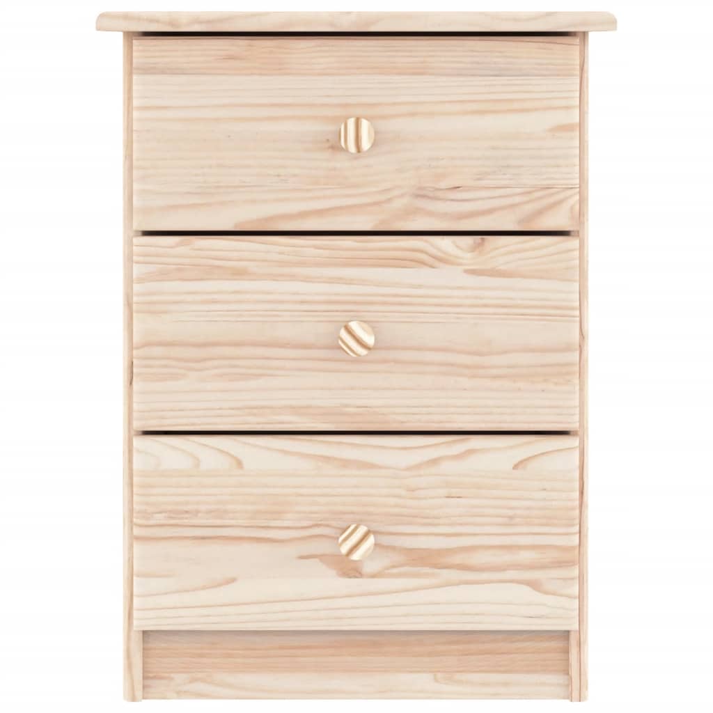 vidaXL Bedside Cabinet ALTA 41x35x55.5 Solid Wood Pine