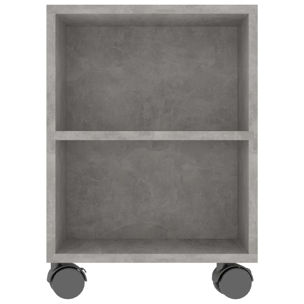 vidaXL TV Cabinet Concrete Grey 120x35x48 cm Engineered Wood