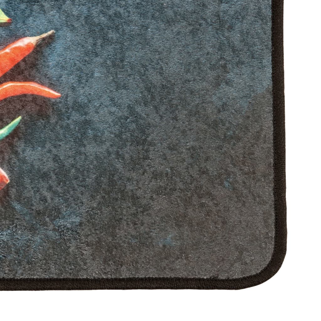 vidaXL Kitchen Rug Multicolour 60x180 cm Washable Anti Slip