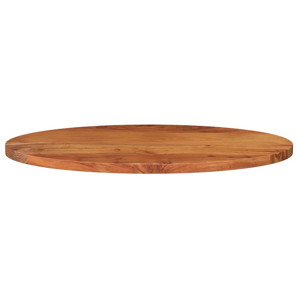 vidaXL Table Top 120x60x2.5 cm Oval Solid Wood Acacia