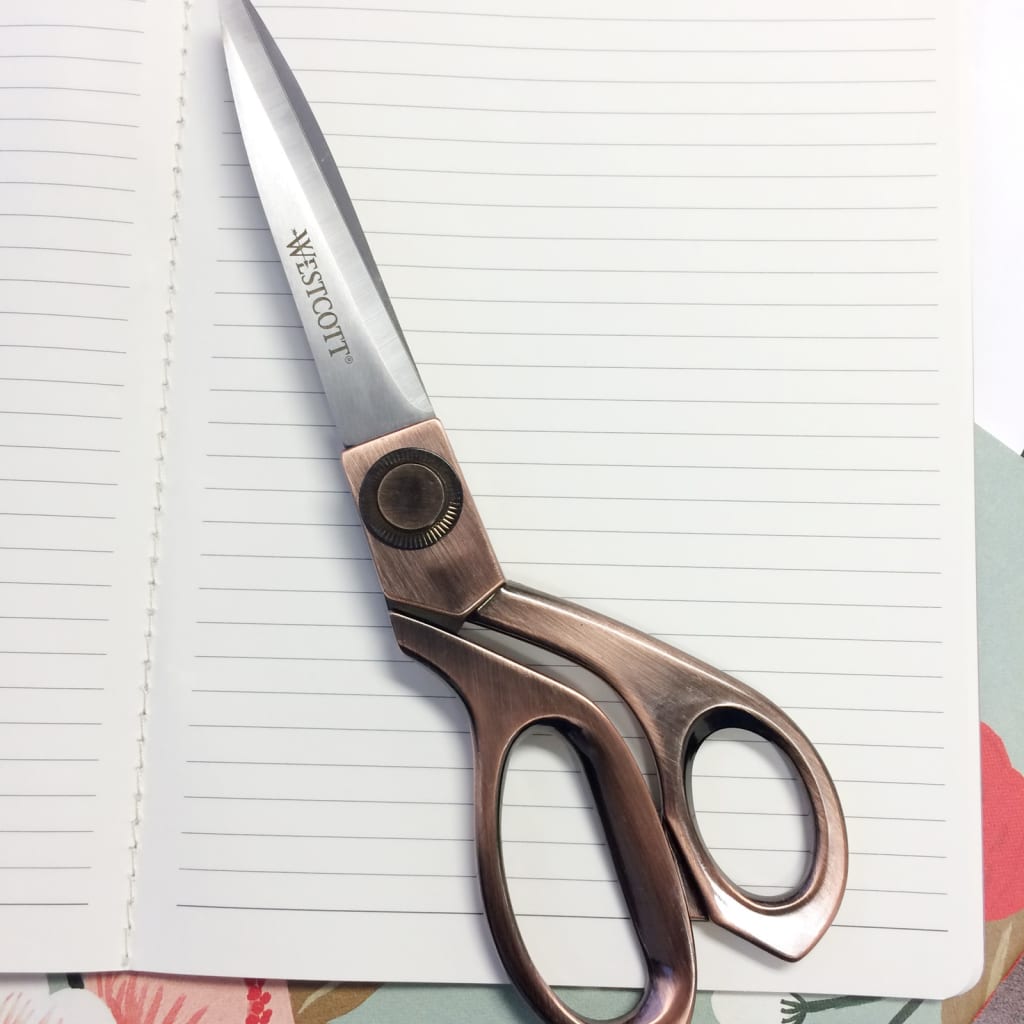WESTCOTT Vintage Scissors with Copper Handle 200 mm