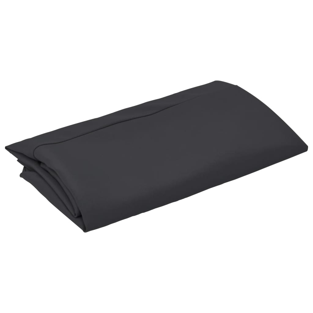 vidaXL Replacement Fabric for Cantilever Umbrella Black 300 cm