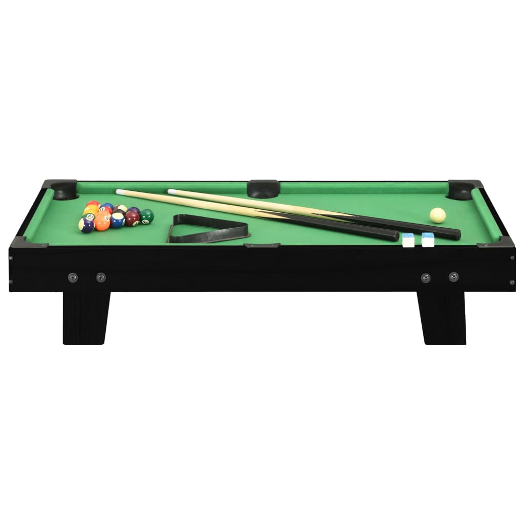 vidaXL 3 Feet Mini Pool Table 92x52x19 cm Black and Green