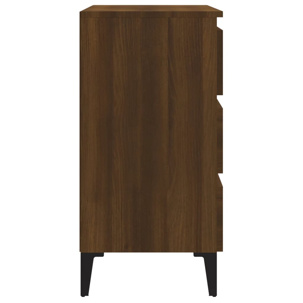 vidaXL Sideboard Brown Oak 60x35x69 cm Engineered Wood