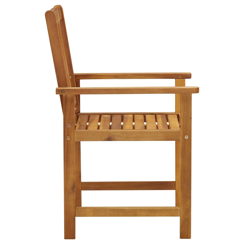 vidaXL Garden Chairs 4 pcs Solid Acacia Wood