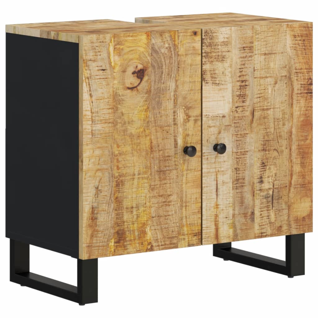 vidaXL 4 Piece Bathroom Furniture Set Solid Wood Mango