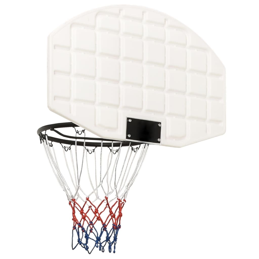 vidaXL Basketball Backboard White 71x45x2 cm Polyethene