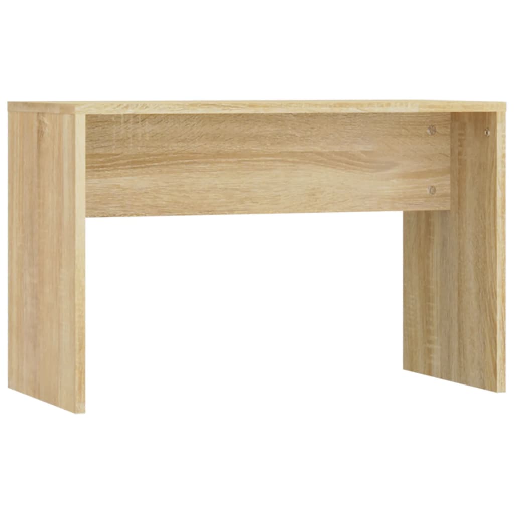 vidaXL Dressing Table Set with LED Sonoma Oak Engineered Wood