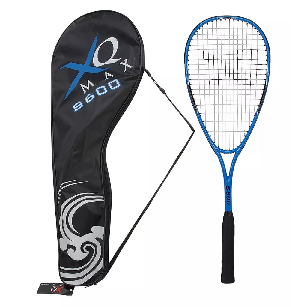 XQ Max Squash Racket S600 Blue and Black