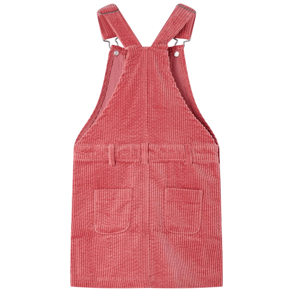 Kids' Overall Dress Corduroy Pink 92