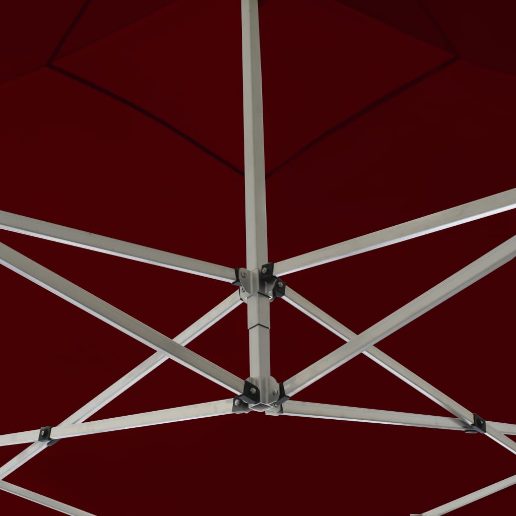 vidaXL Professional Folding Party Tent with Walls Aluminium 2x2 m Bordeaux