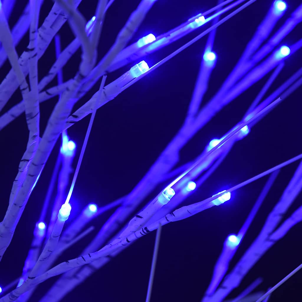 vidaXL Christmas Tree 140 LEDs 1.5m Blue Willow Indoor Outdoor