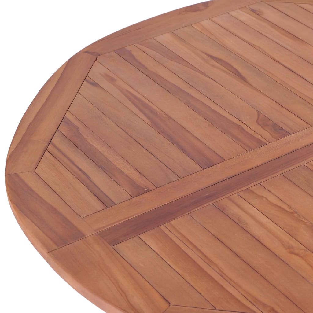 vidaXL Folding Garden Table 120x75 cm Solid Teak Wood