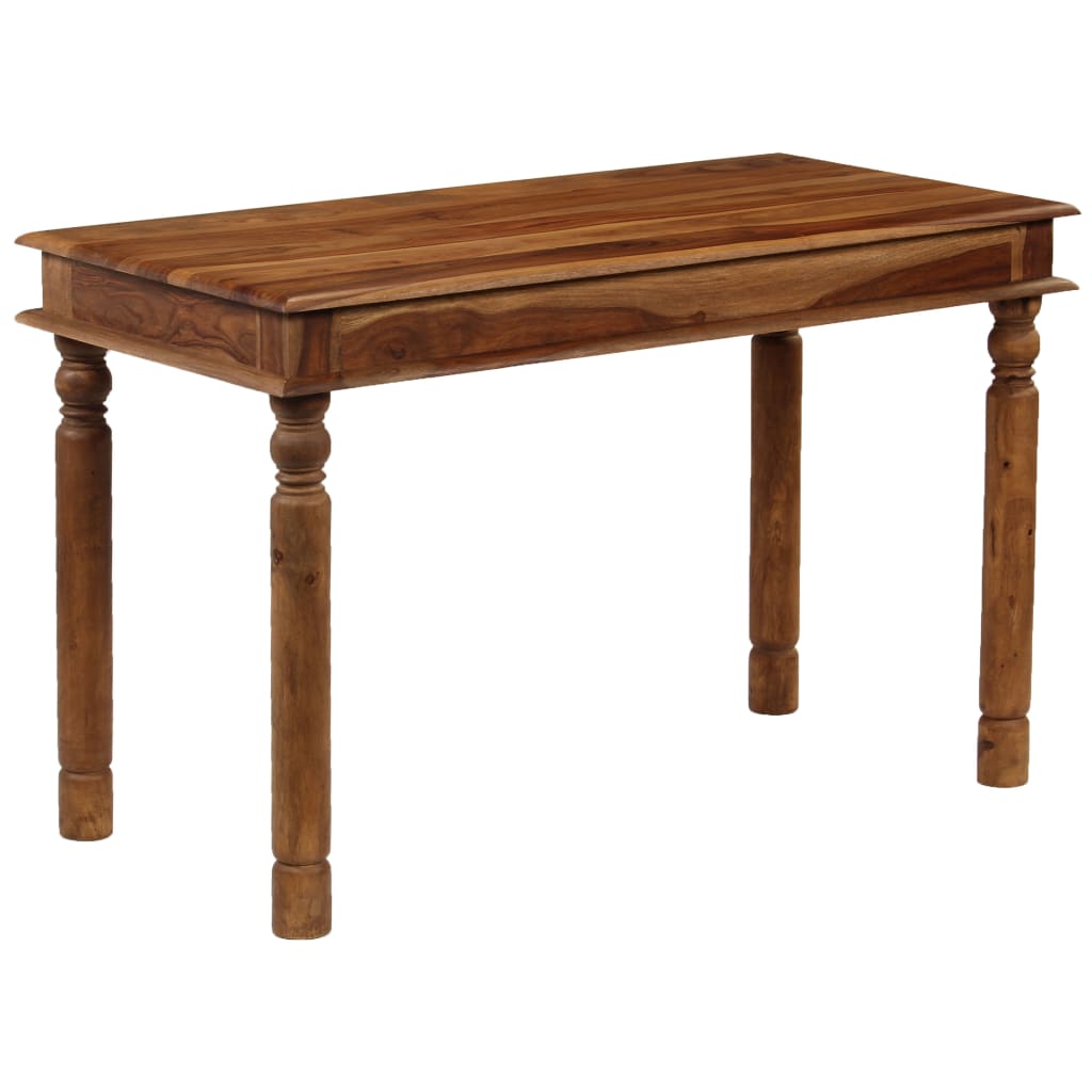 vidaXL Dining Table Solid Sheesham Wood 120x60x77 cm