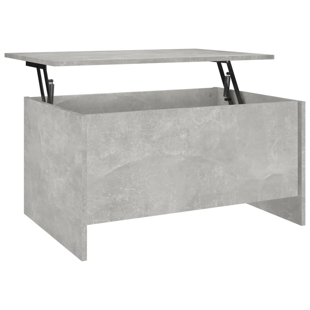 vidaXL Coffee Table Concrete Grey 80x55.5x41.5 cm Engineered Wood