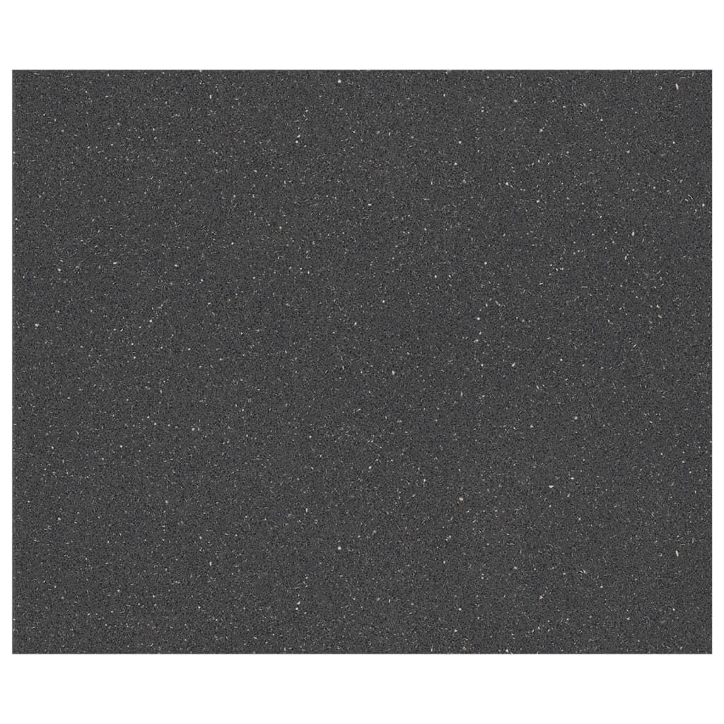vidaXL Kitchen Countertop Black with Granite Texture 50x60x2.8 cm Chipboard