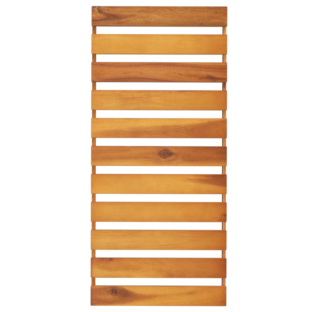 vidaXL 3-Tier Folding Shelf Brown 70x31x63 cm Solid Wood Acacia