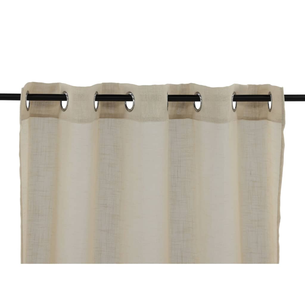 Venture Home Curtain Kaya 240x140 cm Polyester Beige