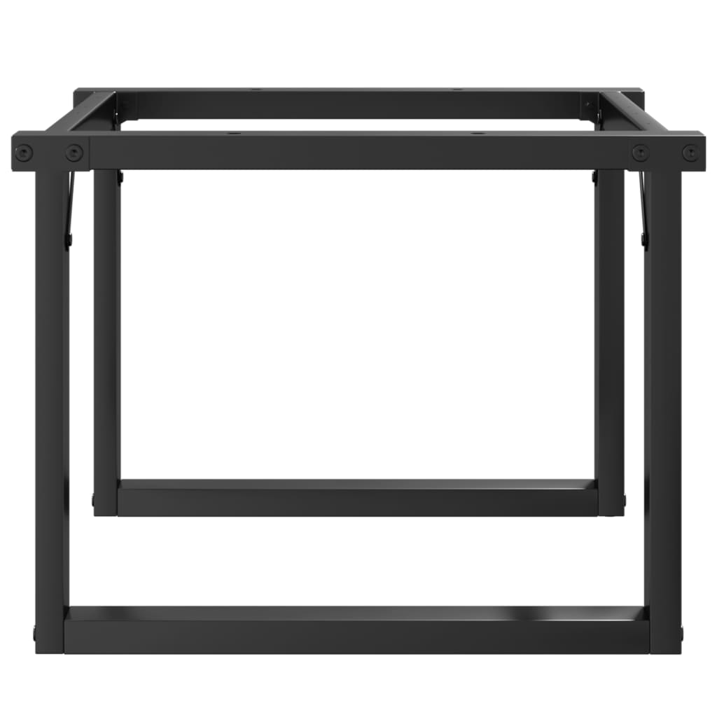 vidaXL Coffee Table Legs O-Frame 60x40x38 cm Cast Iron