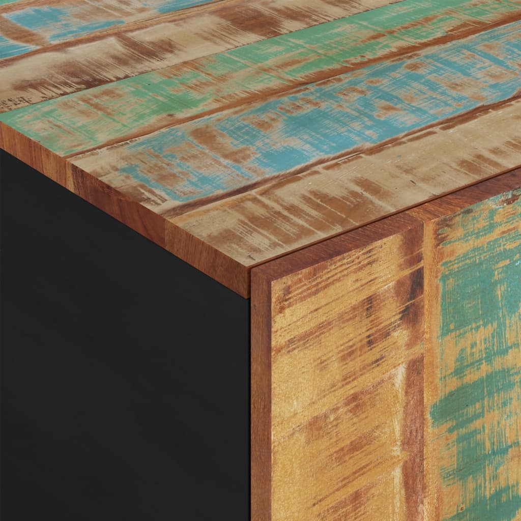 vidaXL Coffee Table 100x54x40 cm Solid Wood Reclaimed&Engineered Wood