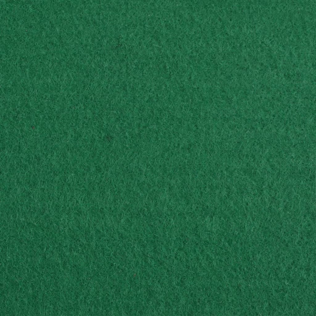vidaXL Exhibition Carpet Plain 1x24 m Green