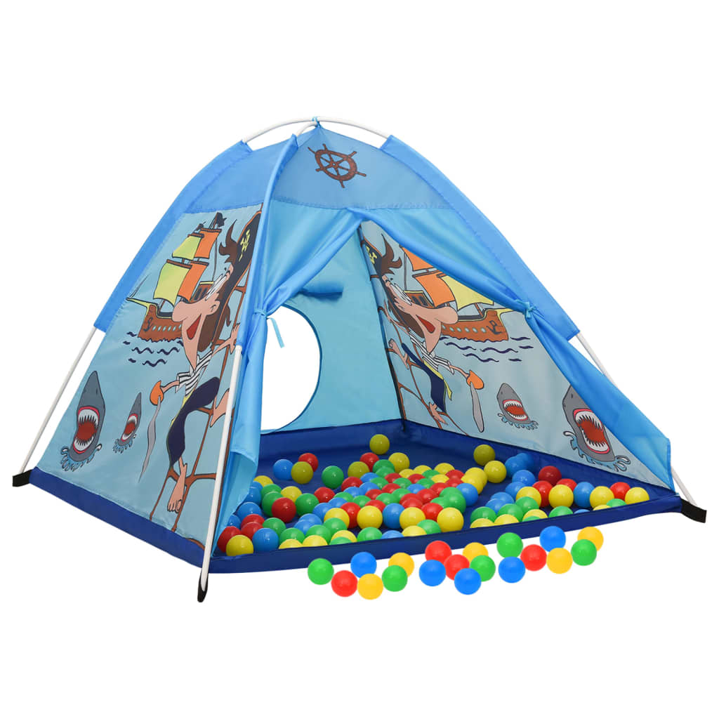 vidaXL Children Play Tent Blue 120x120x90 cm