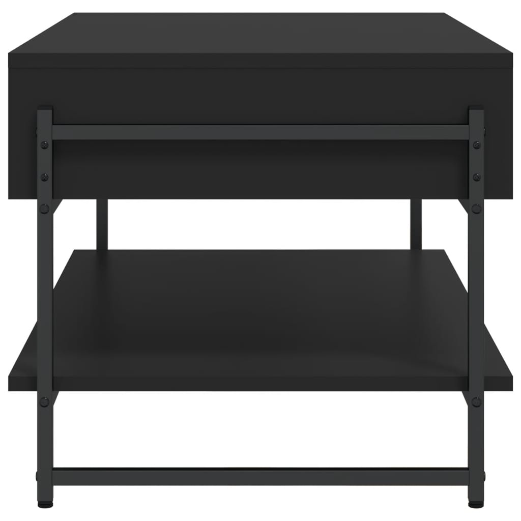 vidaXL Coffee Table Black 90x50x45 cm Engineered Wood