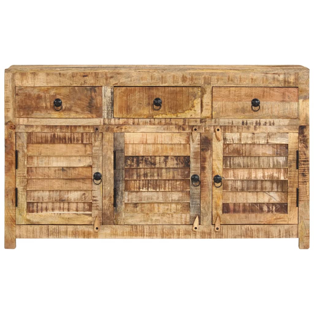 vidaXL Sideboard 110x30x65 cm Solid Wood Mango
