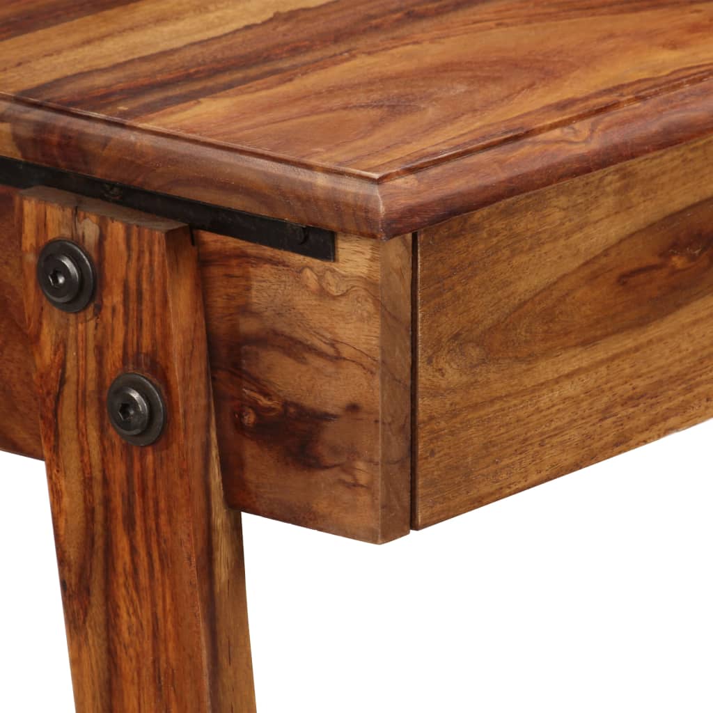 vidaXL Writing Desk 118x50x76 cm Solid Sheesham Wood