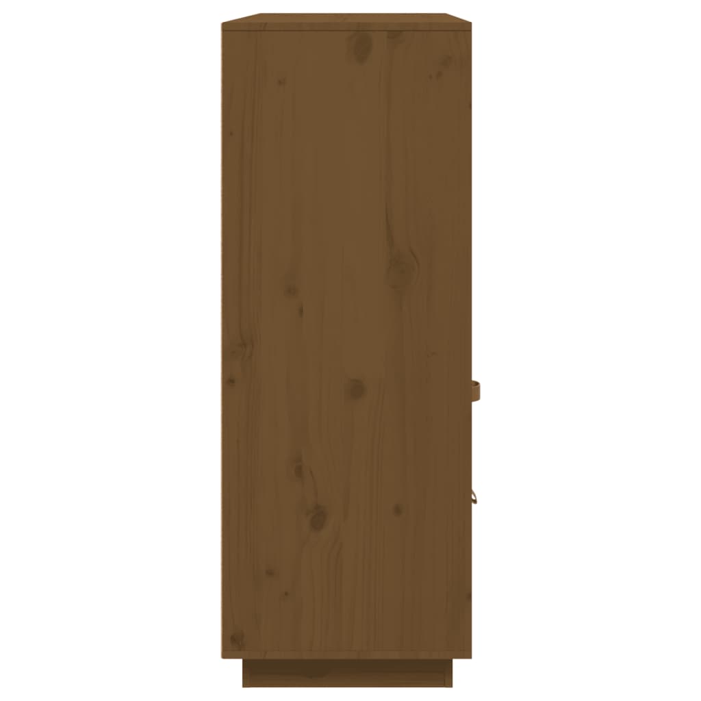 vidaXL Highboard Honey Brown 100x40x108.5 cm Solid Wood Pine