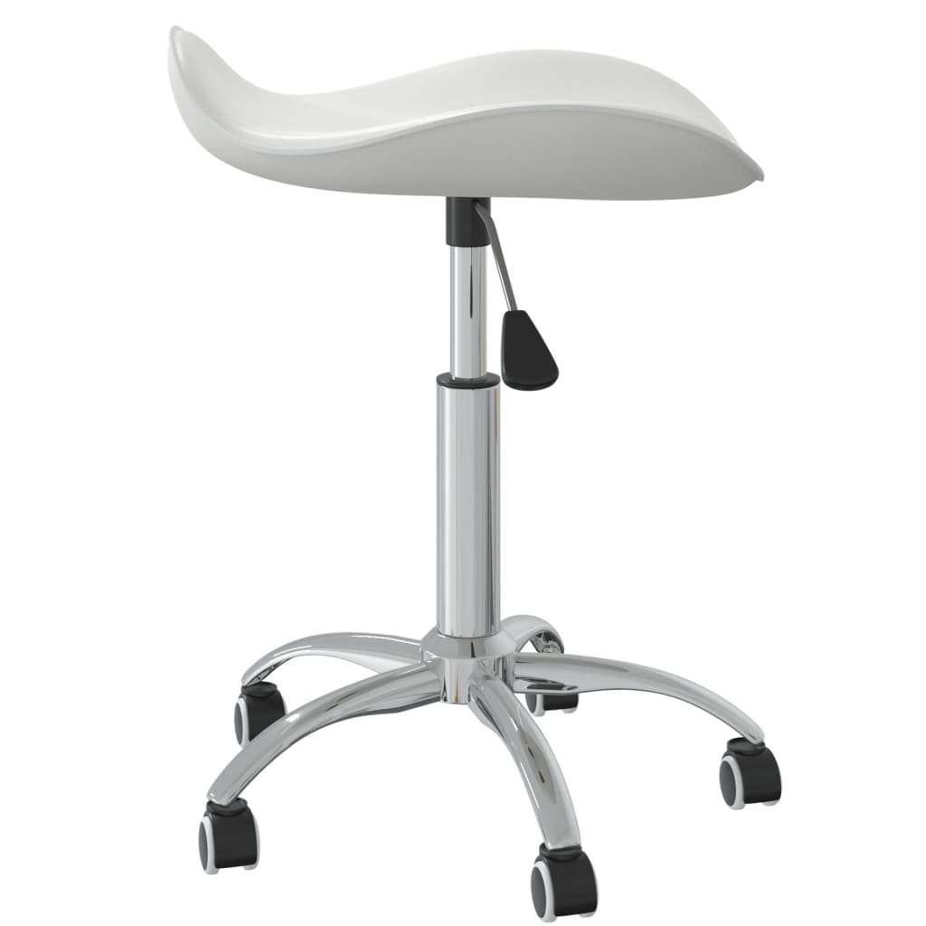vidaXL Office Chair White Faux Leather